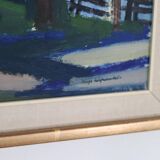 Winter day in the garden by Kåge Liefwendal 1960s