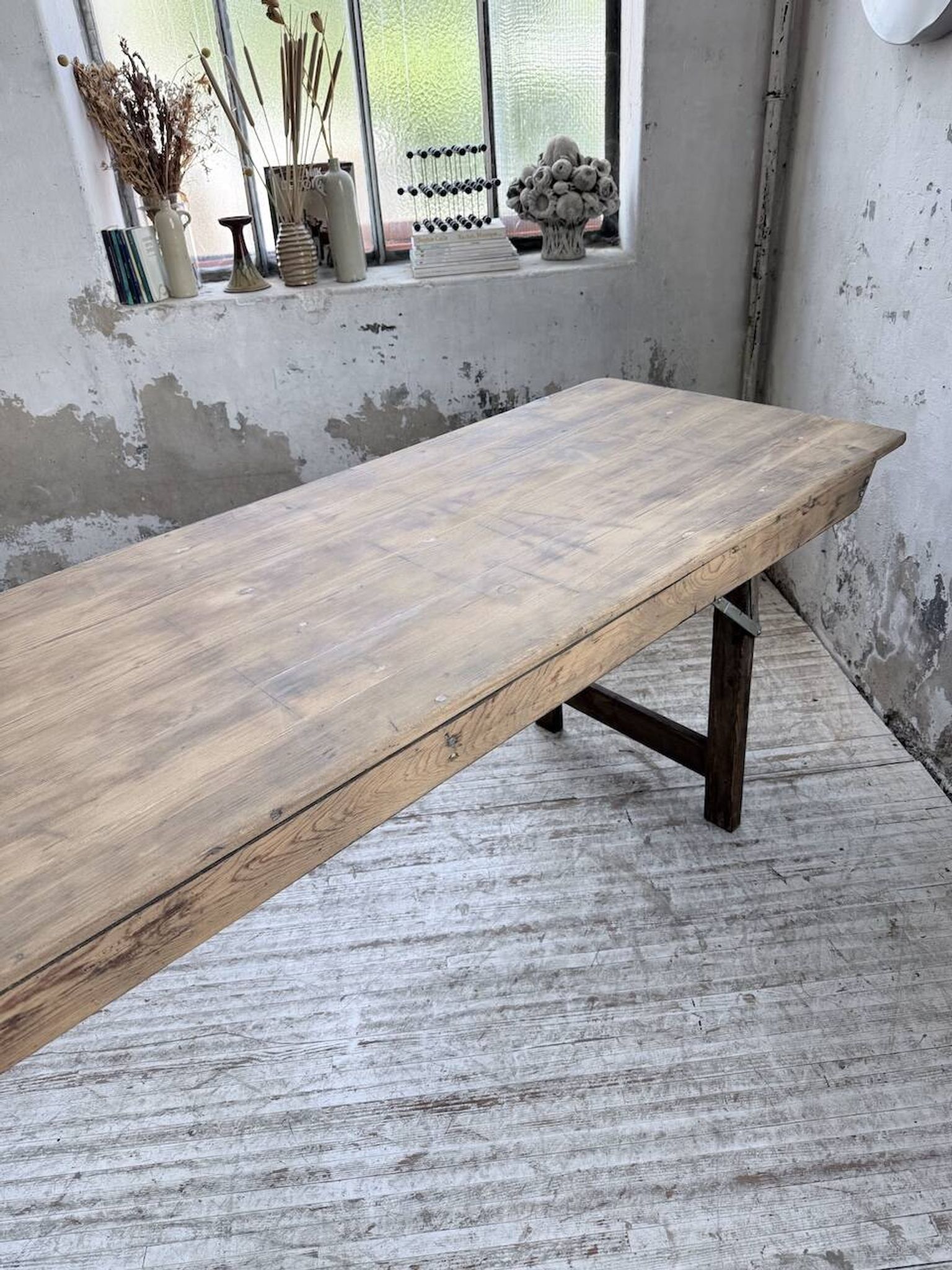 1950 XL folding farmhouse table in pine