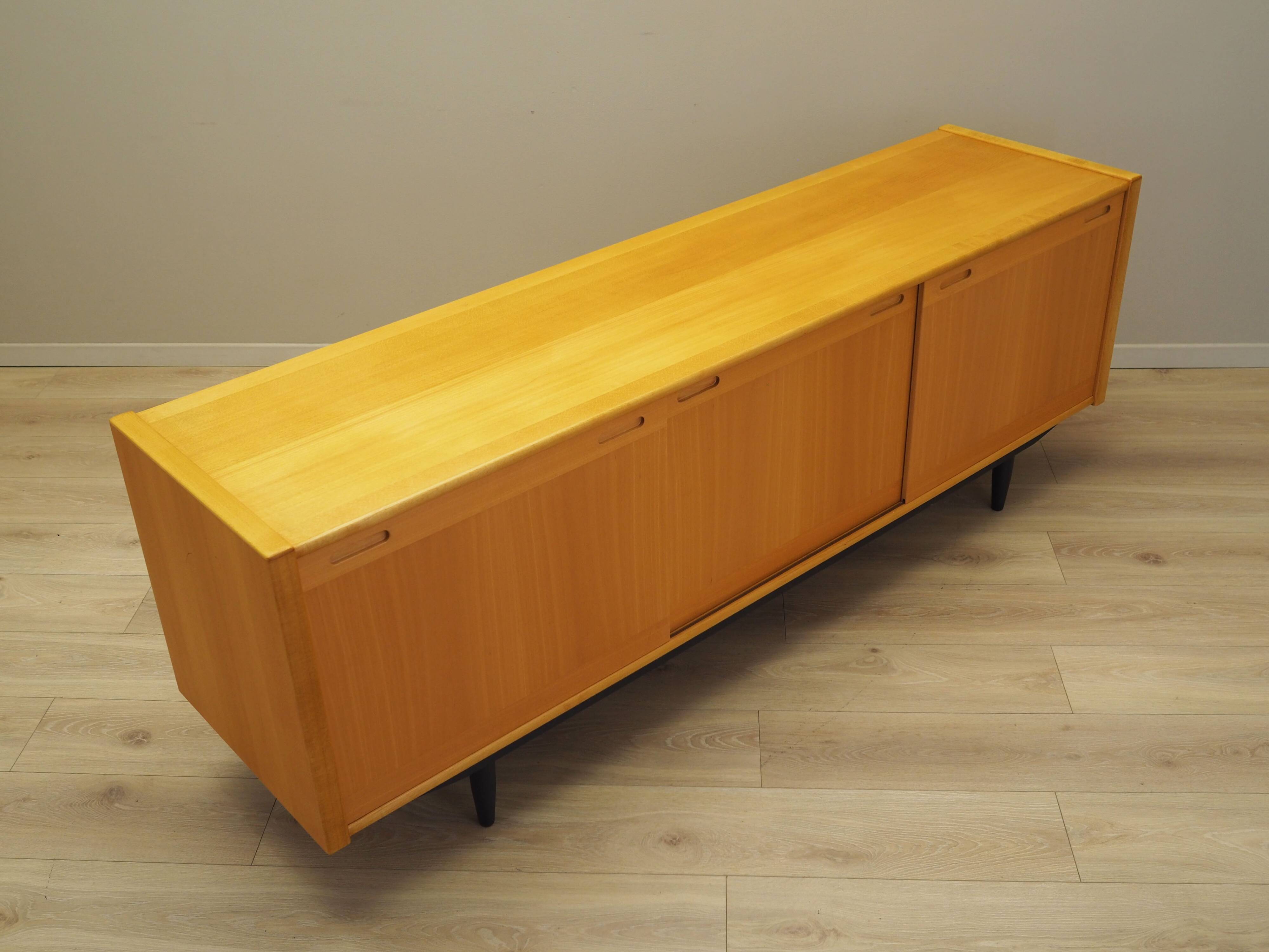 Beech sideboard, Danish design, 1970s, production: Skovby Møbelfabrik