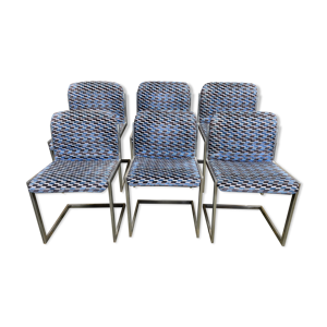Suite de 6 chaises vintage