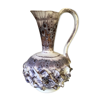 Vintage Vallauris ceramic pitcher