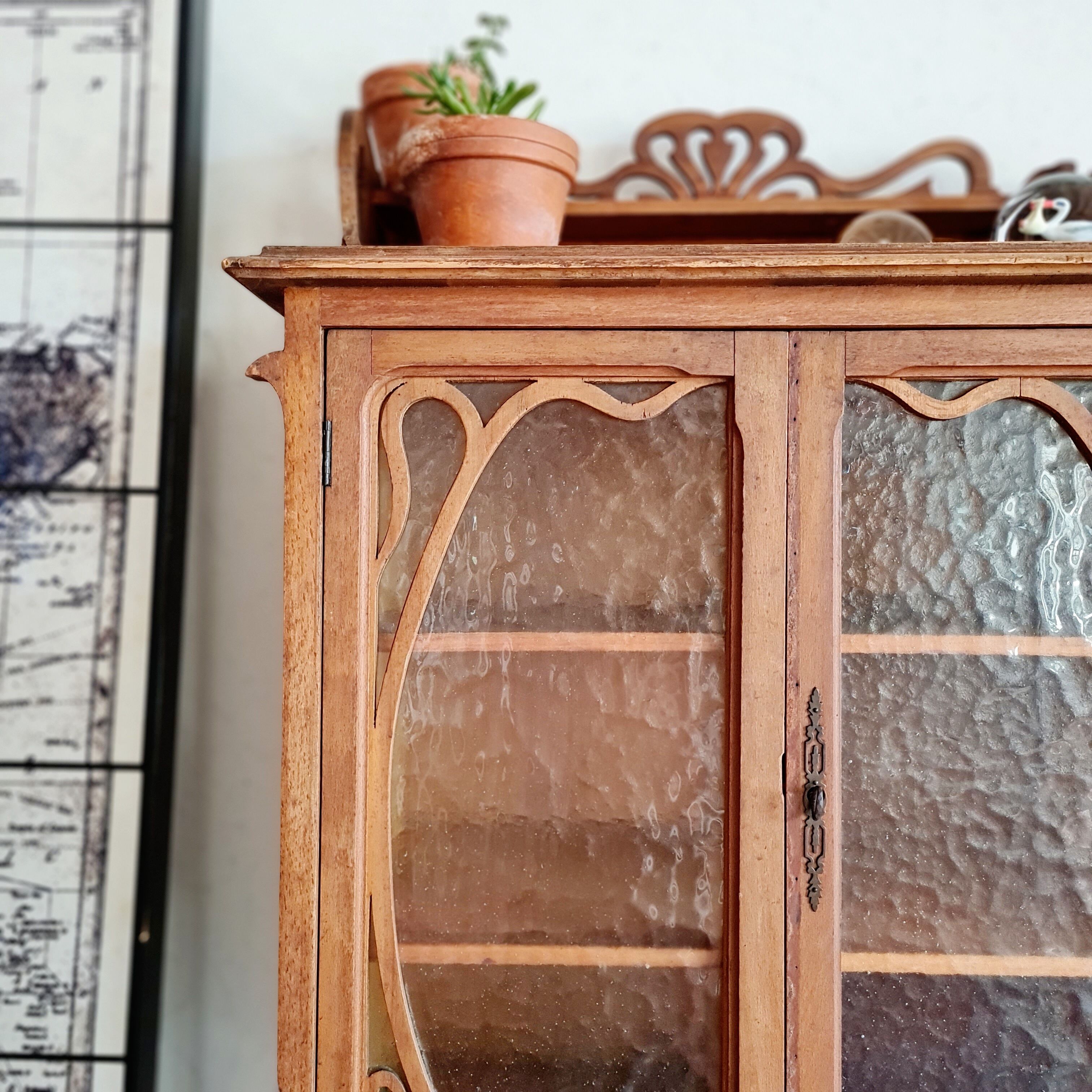 Showcase library old Art Nouveau era