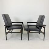 Pair of Vintage Adjustable Armchairs, Czechoslovakia, 1970's
