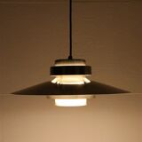 Mid-century pendant lamp in brass/gold finish / Danish modern design / Space Age / 1960s / 1970s