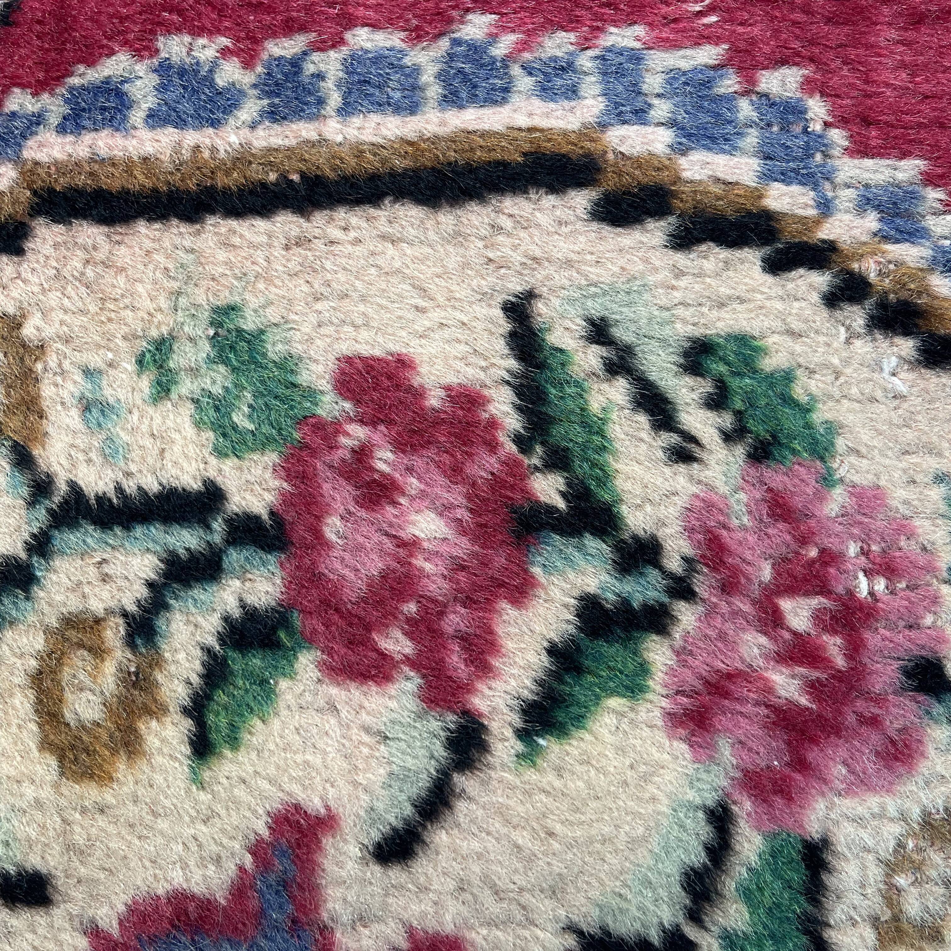 Vintage turkish rug cushion cover 30 x 50 cm
