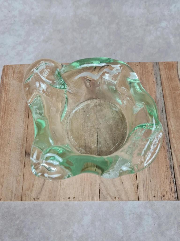 Vintage glass ashtray or catchall.