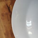 Vintage hollow plates Almond green Badonviller