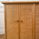 Vintage bamboo and rattan sideboard