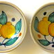 Pair of Sicilian earthenware sorbets