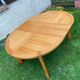 Round extendable elm design table 70 dlg Regain