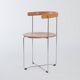 Set of 4 soley chairs in wood and chrome, valdimar hardarson for kusch+