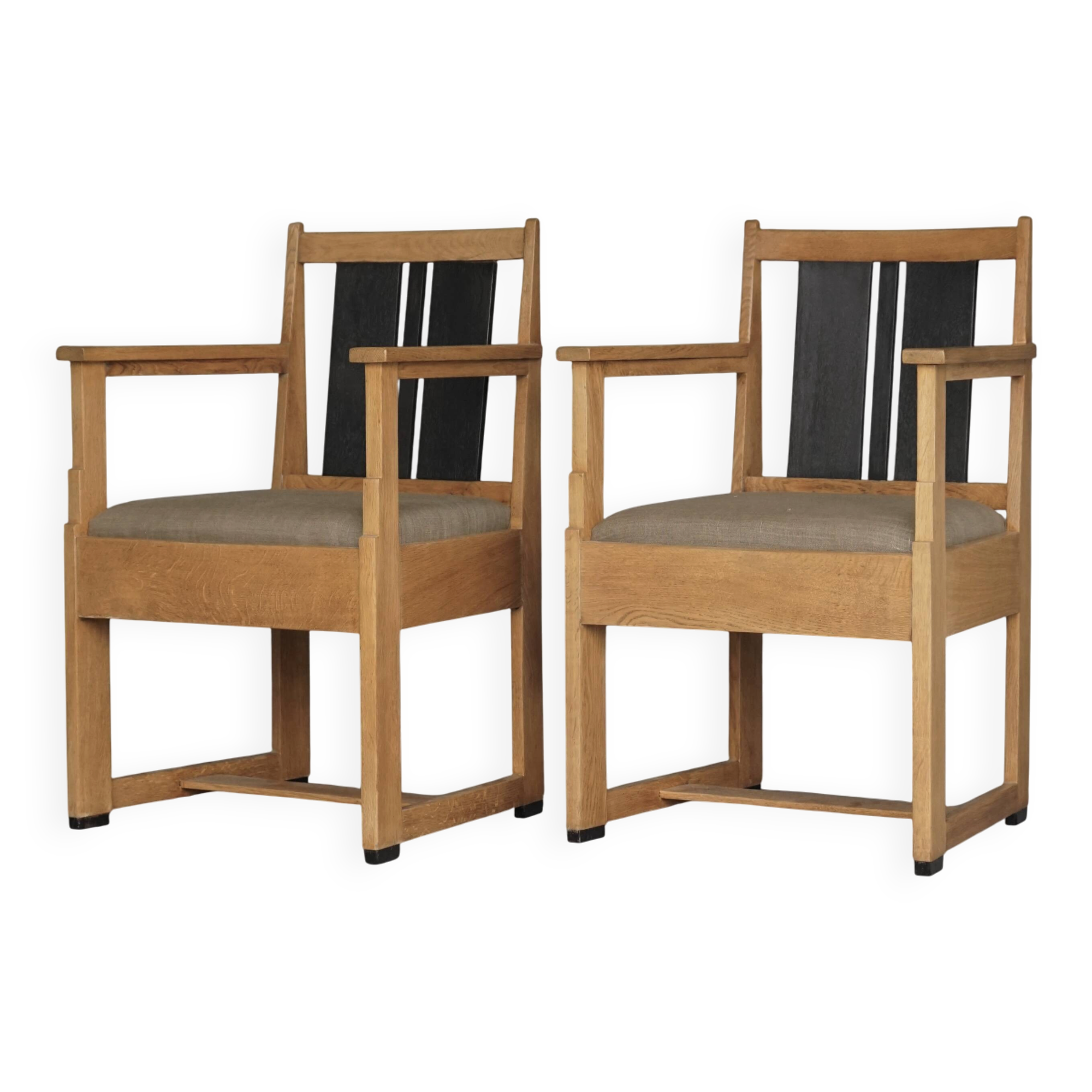 Art Deco Armchairs by Cor Alons for Winterkamp & van Putten, 1920s, Set of