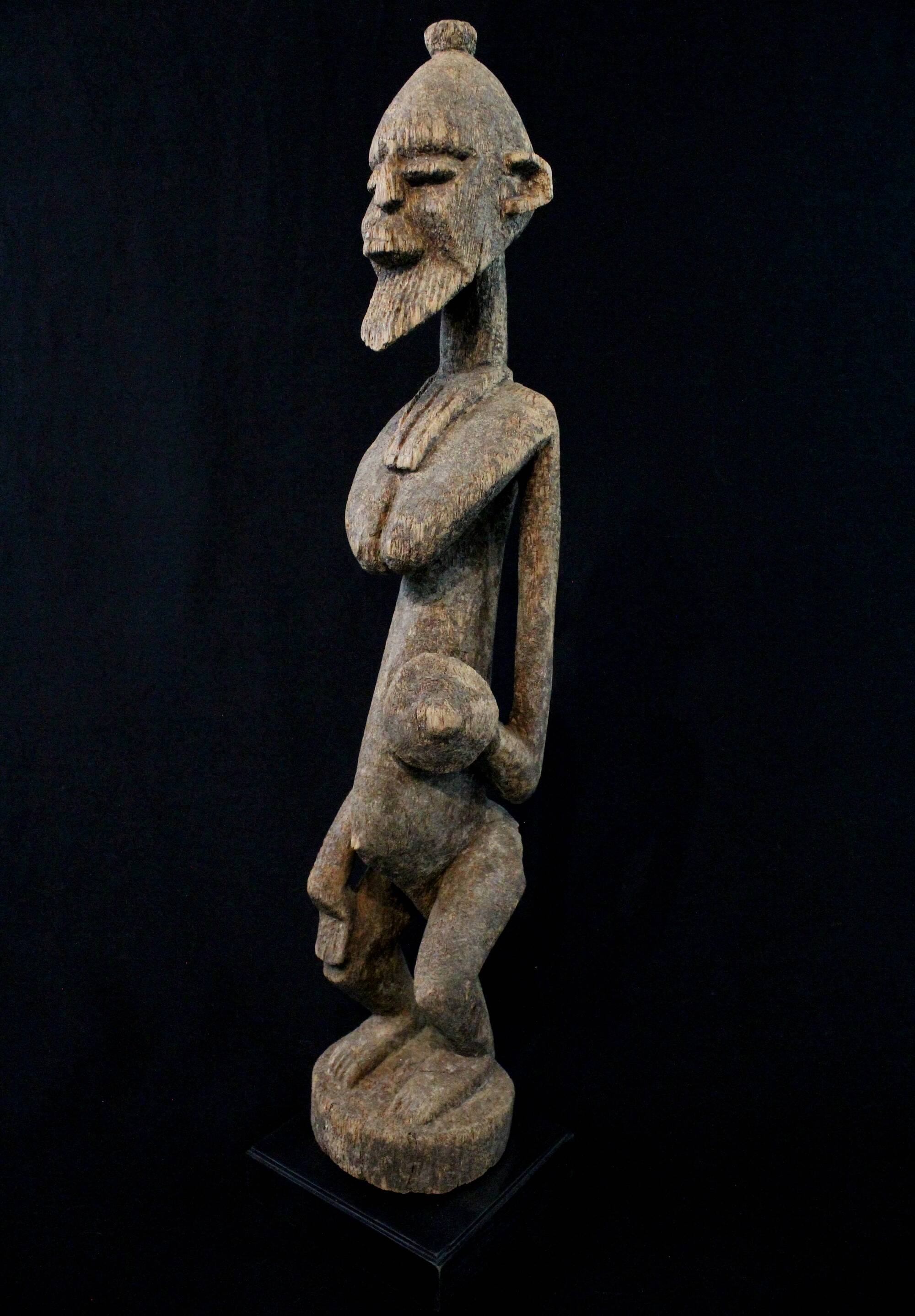 Dogon wooden statue on Base - Mali - 53 cms
