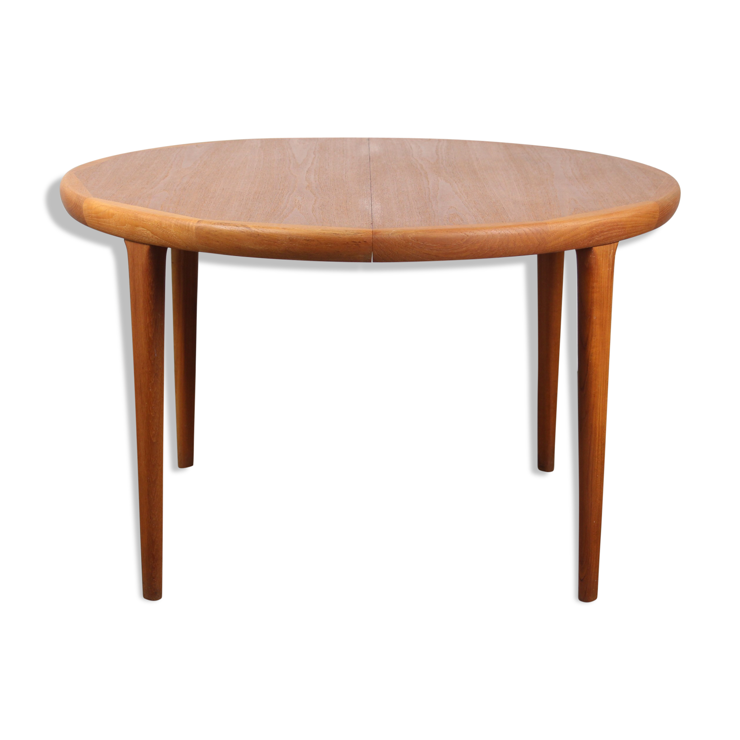 Table round Scandinavian teak