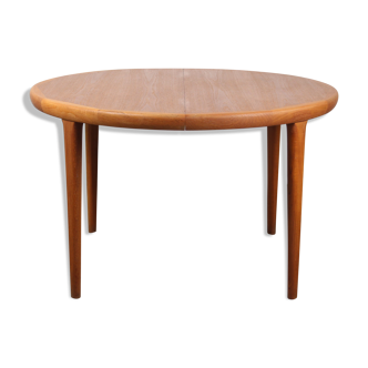 Table round Scandinavian teak