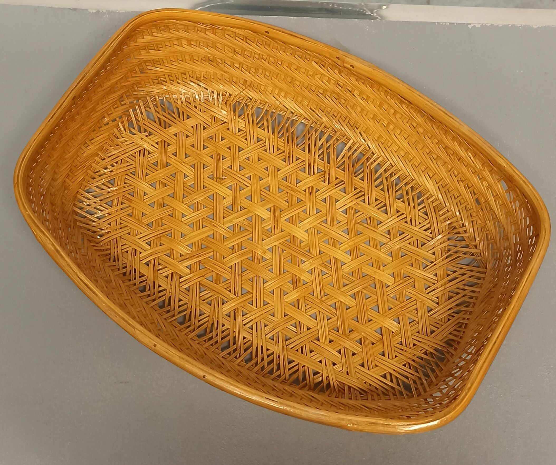 Vintage braided basket
