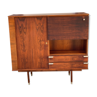 Vintage mixed wood high board