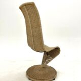 Vintage chair "s" by marzio cecchi, italy, 1970