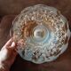 Original semi-hollow crystal dish