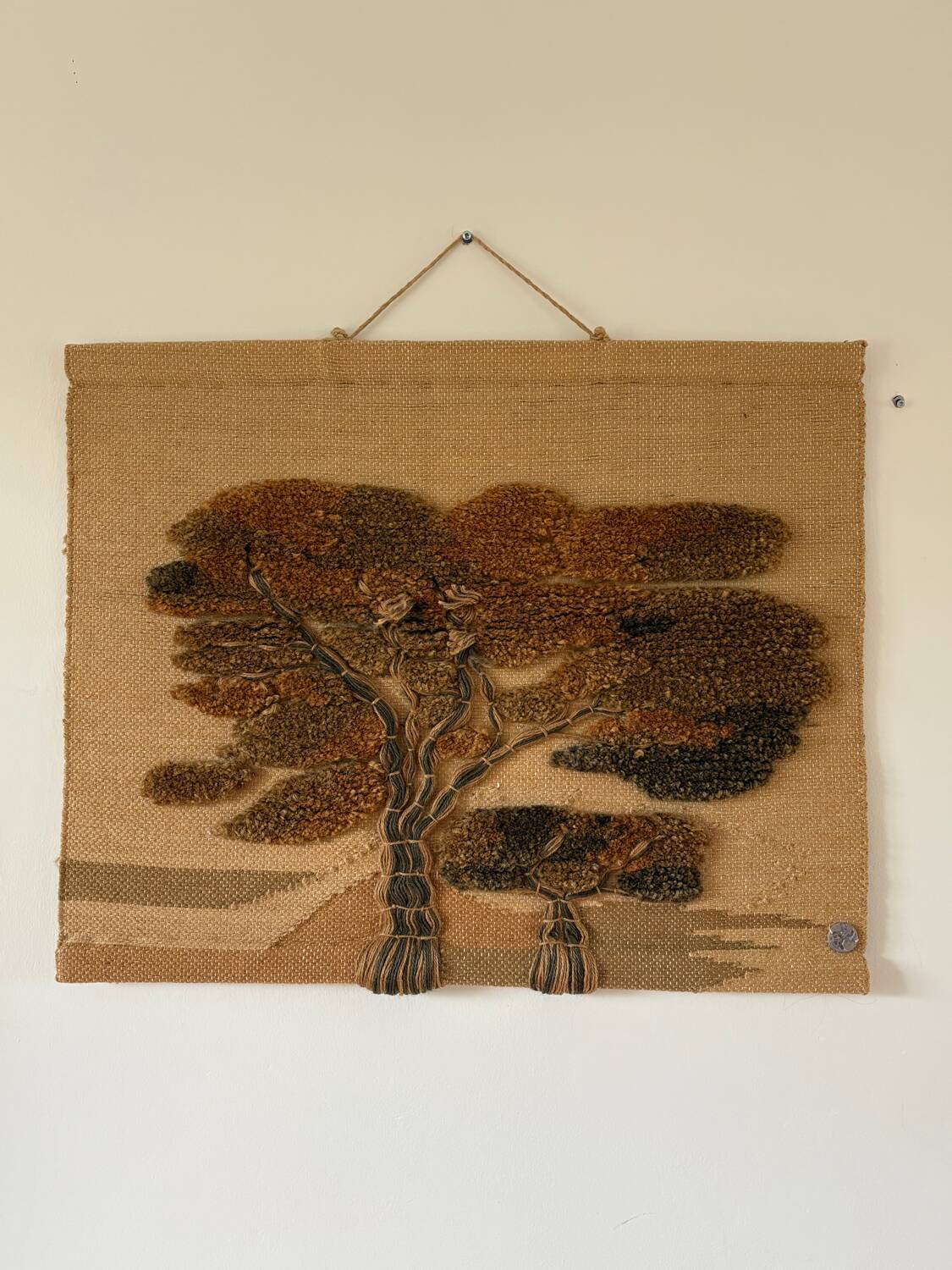 Jute tapestry