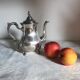 Vintage Viners Sheffield Silver Plated Teapot: Victorian Footed Pitcher