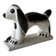 Ceramic dog Geo Condé 1930 Saint-Clement