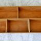Wooden wall shelf