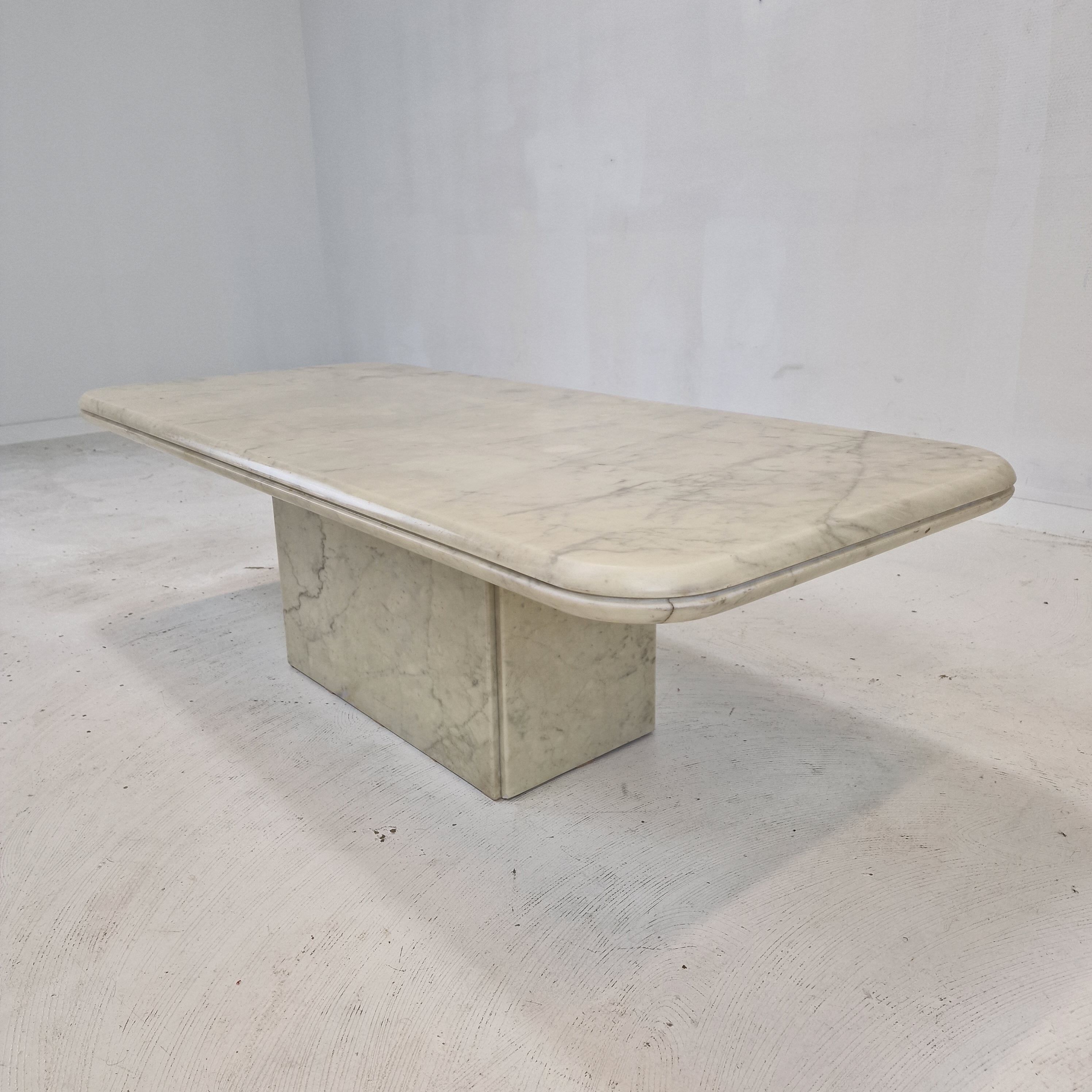 Italian marble coffee table, 1970's