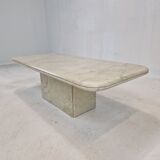 Table basse en marbre italien, années 1970
