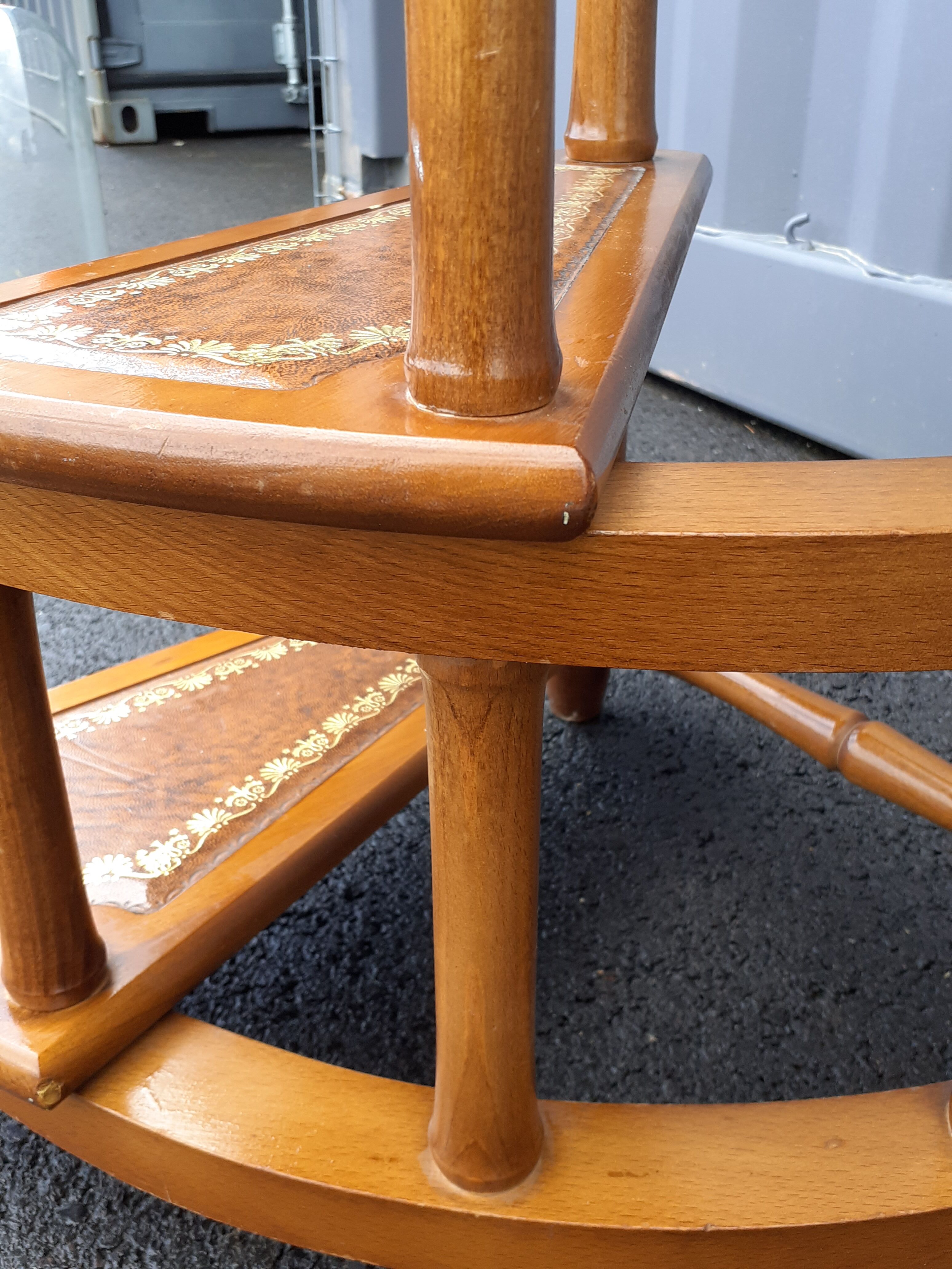 Ancient library staircase