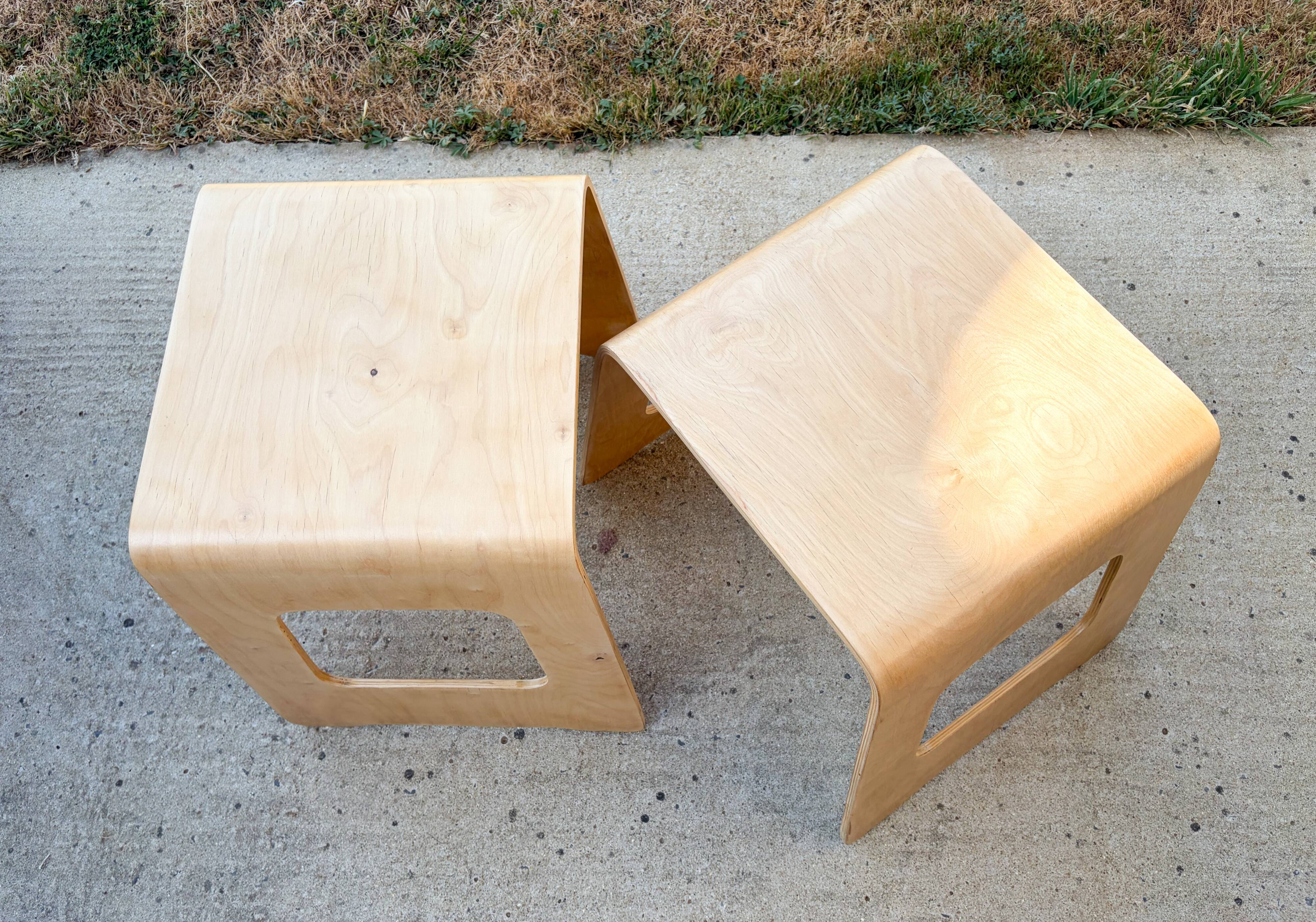 2 stools by Lisa Norinder for IKEA, 1990s