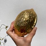 Golden metal nutcracker