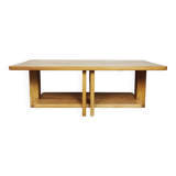 Elm coffee table, 1980