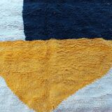 Traditional Berber rug in natural wool 3x2 m