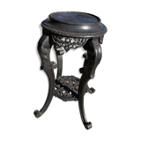 Blackened wooden side table Napoléon III