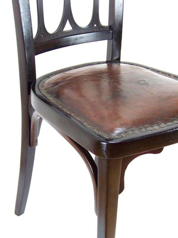 Chaise Nr. 359 viennoise en bois courbé de J & J Kohn 1900s