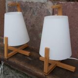 Pair of bedside lamps