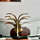 Pair of vintage brass candle holders by ivar alenius-bjork for ystad metal sweden 1939