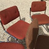 Lot of 5 chairs 1970