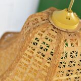 Vintage rattan pendant lamp