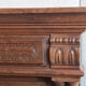Mirror trumeau, wood, vintage, henri ii