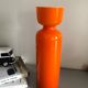 Vase opaline orange vintage