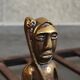 Paire de chenets en bronze Anton Prinner 1930