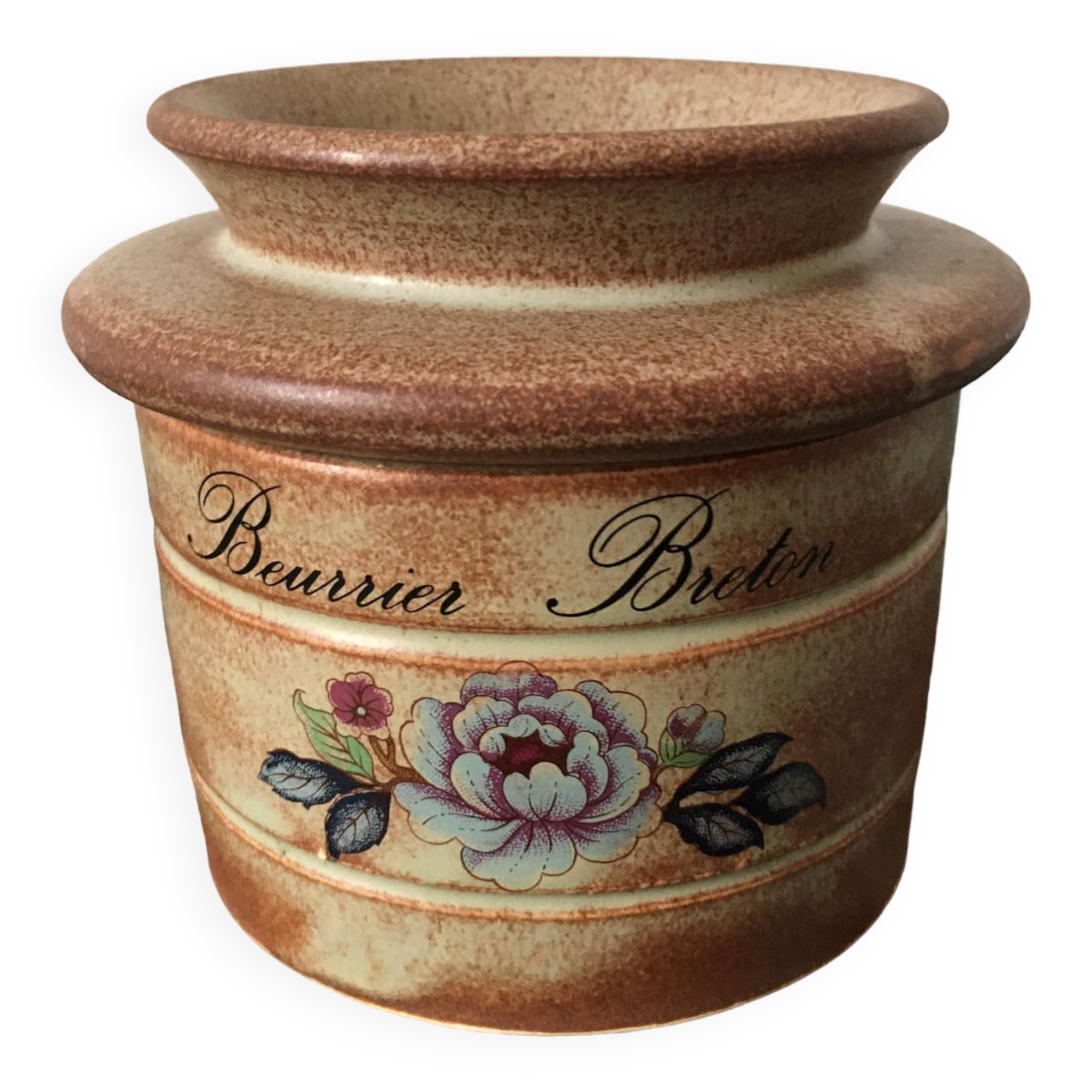 Conservation Beurre Frais Beurrier Français Traditionnel - Garde-beurre Frais à Tartiner - Céramique émaillée Beurrier Céramique Garde-beurre Frais