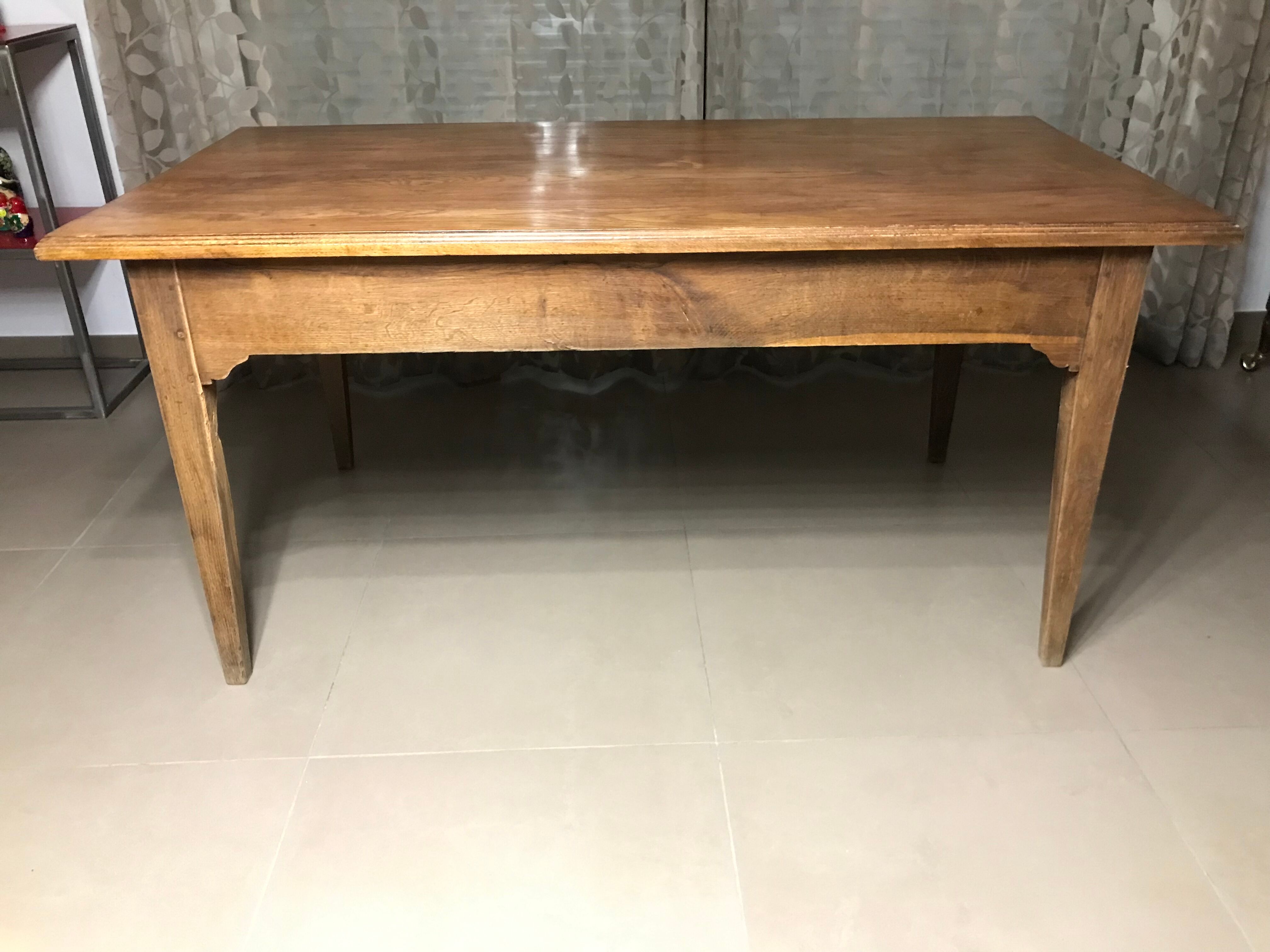 Oak farmhouse table