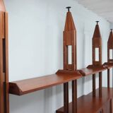 Mid century Italian design teak bookcase 1950s