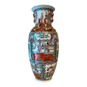 Vase en porcelaine, famille - chine