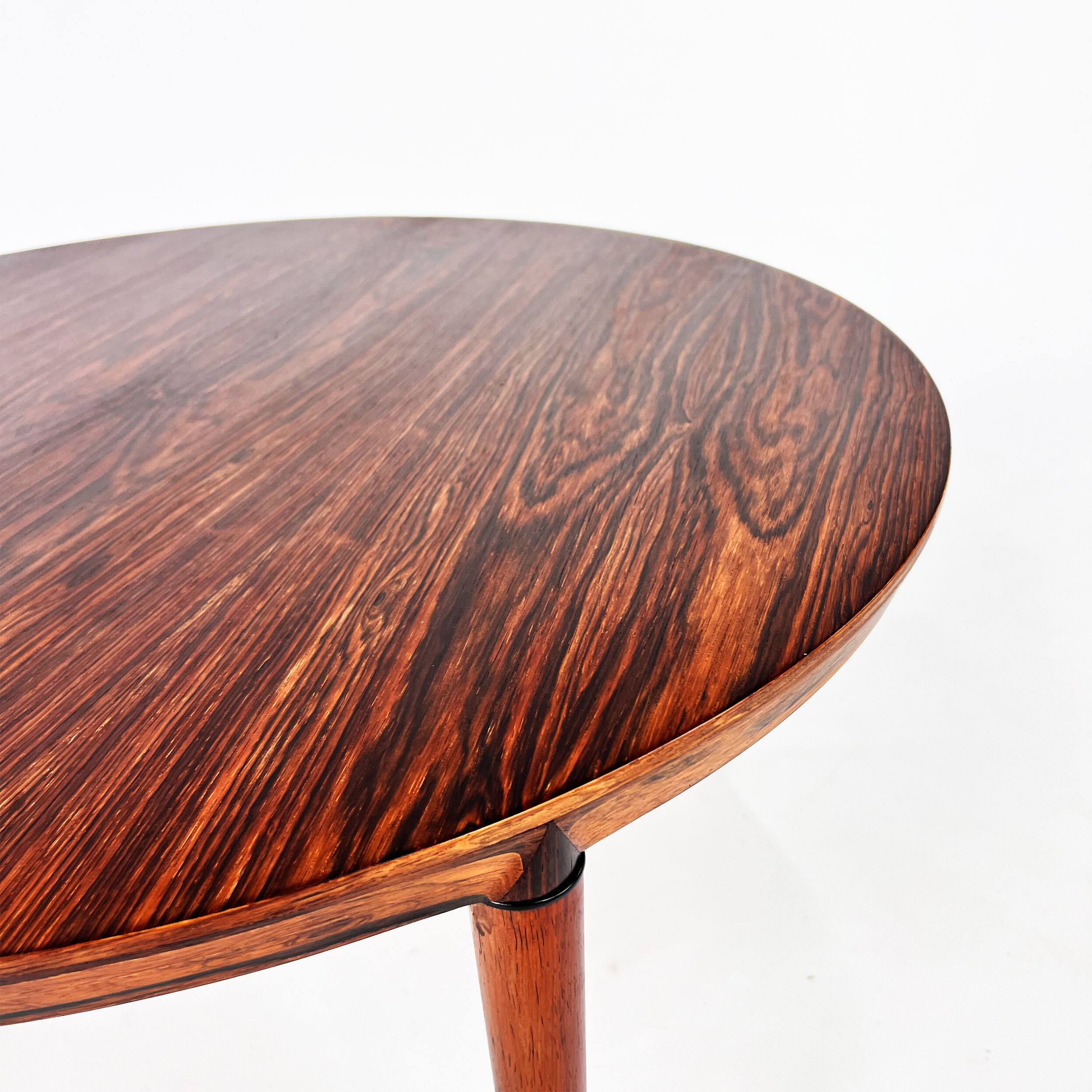 Model 61 Rosewood Coffee Table by Erik Riisager Hansen for Haslev Møbelfabrik, 1960s
