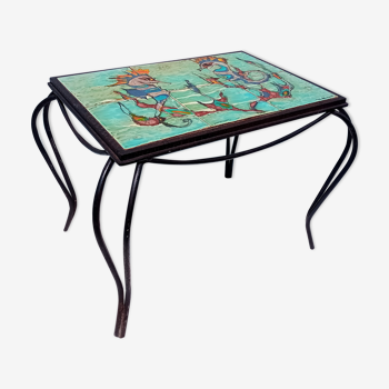 Ceramic coffee table 50s