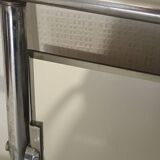 Vintage chrome wall coat rack
